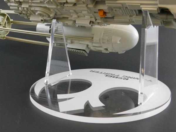 Grote foto vintage star wars y wing ship stand verzamelen speelgoed