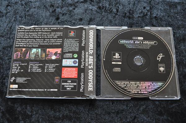 Grote foto oddworld abe oddysee playable demo playstation 1 spelcomputers games overige playstation games