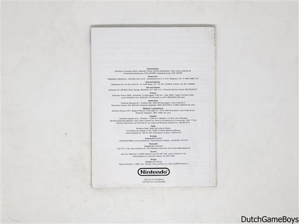 Grote foto instruction booklet nintendo gamecube game boy player eur spelcomputers games overige games