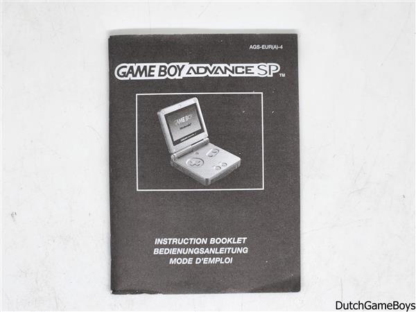 Grote foto instruction booklet nintendo game boy advance sp eur spelcomputers games overige games