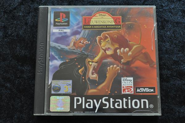 Grote foto disney de leeuwenkoning simba machtige avontuur playstation 1 ps1 spelcomputers games overige playstation games