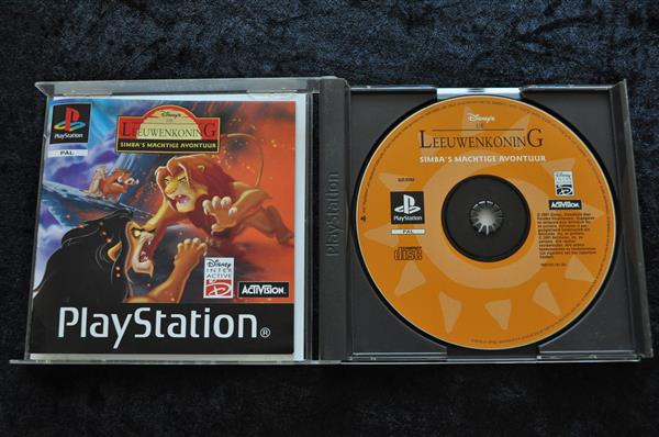 Grote foto disney de leeuwenkoning simba machtige avontuur playstation 1 ps1 spelcomputers games overige playstation games