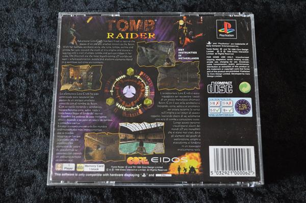 Grote foto tomb raider playstation 1 ps1 big box pal spelcomputers games overige playstation games