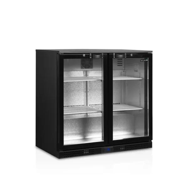 Grote foto tefcold display koeling dubbel db201h witgoed en apparatuur koelkasten en ijskasten