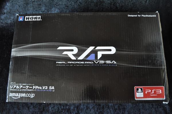 Grote foto hori real arcade pro v3 sa playstation 3 amazon limit black dark blue hp3 76 spelcomputers games playstation 3