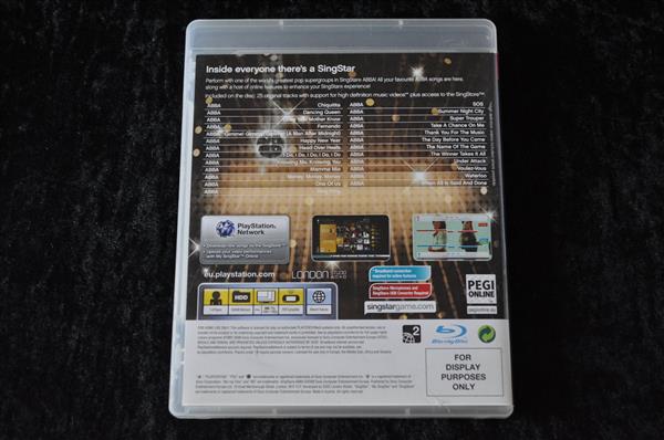 Grote foto singstar abba playstation 3 ps3 promo spelcomputers games playstation 3