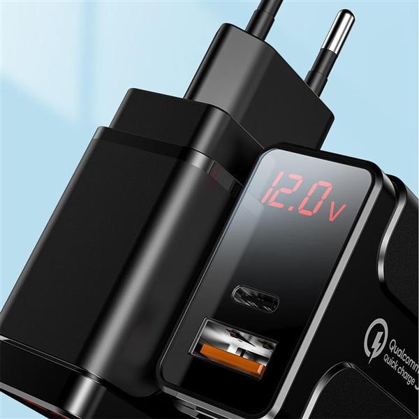 Grote foto drphone halo5 qualcom 3.0 quick charge 18w thuislader pdtc1 usb c naar usb c fast charger 1 meter telecommunicatie opladers en autoladers