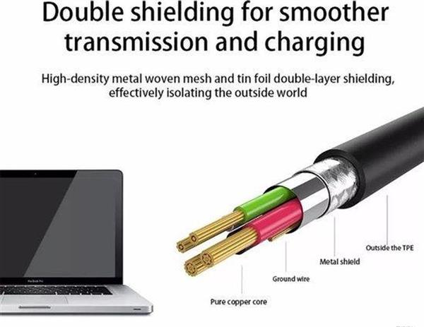 Grote foto drphone halo5 qualcom 3.0 quick charge 18w thuislader pdtc1 usb c naar usb c fast charger 2 meter telecommunicatie opladers en autoladers