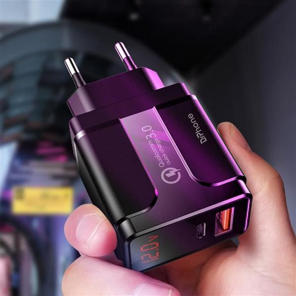 Grote foto drphone halo5 qualcom 3.0 quick charge 18w thuislader pdtc1 usb c naar usb c fast charger 2 meter telecommunicatie opladers en autoladers