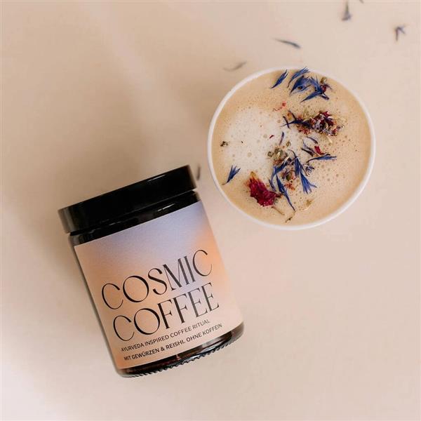 Grote foto cosmic coffee ayurveda inspired coffee with medicinal mushrooms beauty en gezondheid lichaamsverzorging