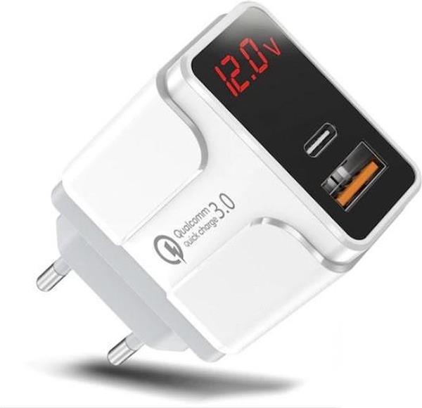 Grote foto drphone halo5 qualcom 3.0 quick charge 18w thuislader pdtc1 usb c naar usb c fast charger 2 meter telecommunicatie opladers en autoladers