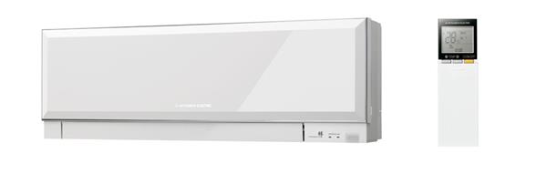 Grote foto mitsubishi msz ef18vgkb binnendeel airconditioner witgoed en apparatuur ventilatoren en airco