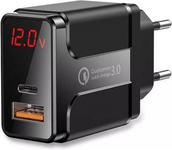 Grote foto drphone halo5 qualcom 3.0 quick charge 18w thuislader pdtc1 usb c naar usb c fast charger 2 meter telecommunicatie opladers en autoladers