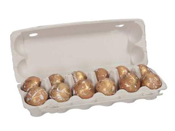 Grote foto actie 12 eieren kippeneieren hangers naturel leeggeblazen voor decoratie verzamelen overige verzamelingen