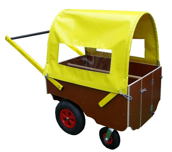 Grote foto bolderkar bolderwagen voor kinderopvang diensten en vakmensen kinderen
