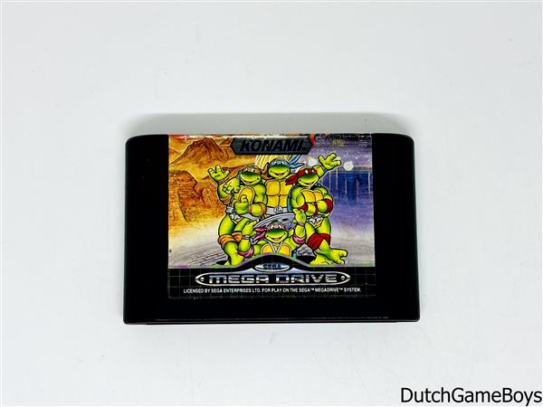 Grote foto sega megadrive teenage mutant ninja turtles the hyperstone heist spelcomputers games overige games