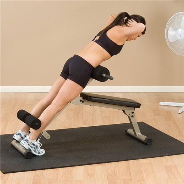 Grote foto best fitness rugtrainer hyperextension abtrainer bfhyp10 sport en fitness fitness
