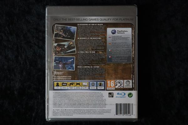 Grote foto uncharted 2 among thieves playstation 3 ps3 platinum sealed spelcomputers games playstation 3