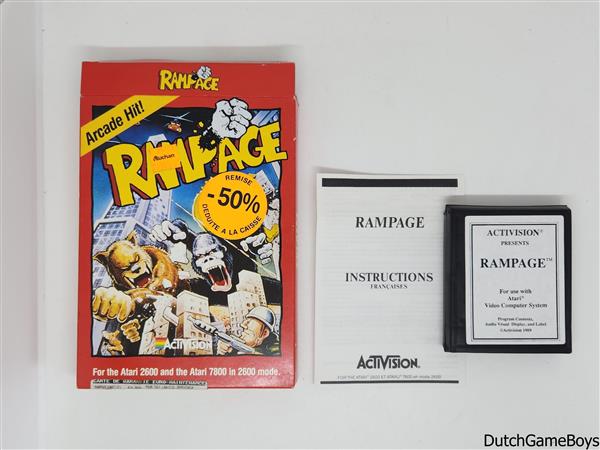Grote foto atari 2600 activision rampage spelcomputers games overige games