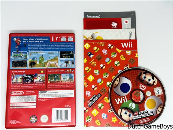 Grote foto nintendo wii new super mario bros wii hol spelcomputers games wii