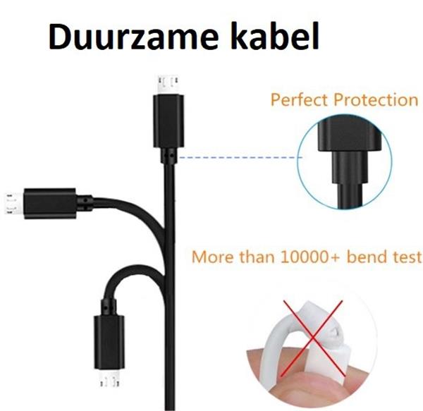 Grote foto olesit k107 usb c usb kabel 1.5 meter 30 sneller laden 2.1a high speed laadsnoer oplaadkabel dat telecommunicatie opladers en autoladers