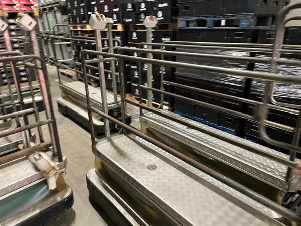 Grote foto berg electro buisrailwagen met hydraulische schaar spoor 55 cm agrarisch tuinbouw