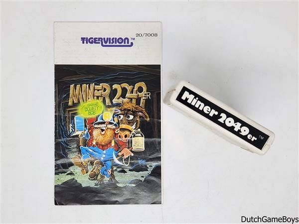 Grote foto atari 2600 tigervision miner 2049er manual spelcomputers games overige games