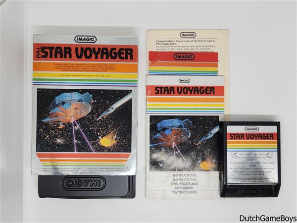 Grote foto atari 2600 imagic star voyager spelcomputers games overige games