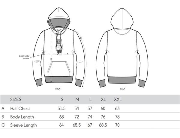 Grote foto organic hoodie filou lvii matcha latte kledingmaat s kleding heren truien en vesten