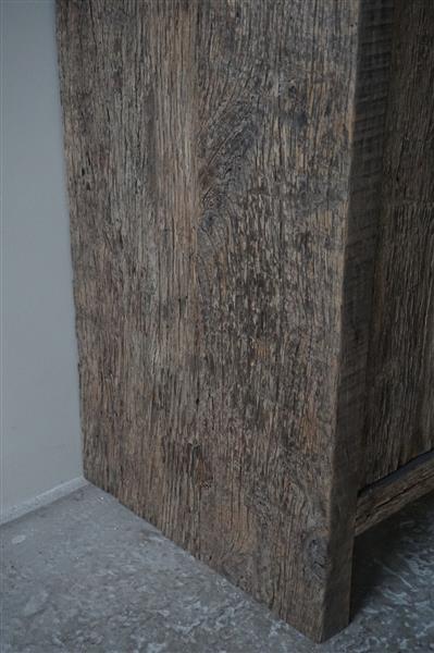 Grote foto sidetable oud geborsteld eiken h78 x b160 x d40 cm huis en inrichting woningdecoratie