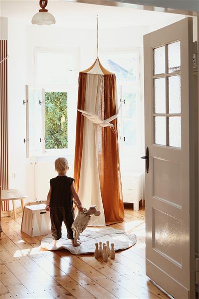 Grote foto canopy circus caramel caramel kinderen en baby complete kinderkamers