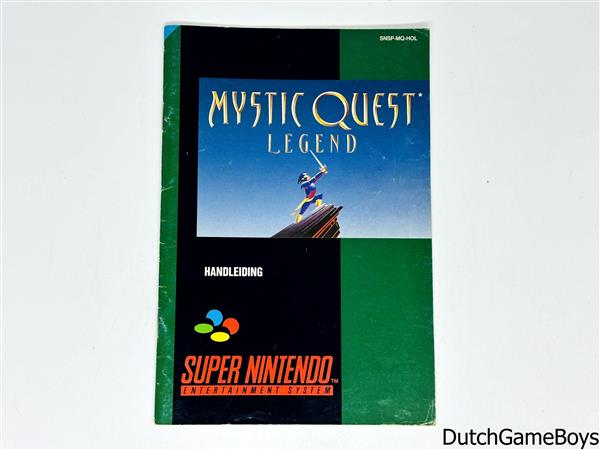 Grote foto super nintendo snes mystic quest legend hol manual spelcomputers games overige nintendo games