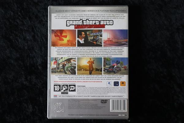 Grote foto gta grand theft auto liberty city stories ps2 platinum no manual spelcomputers games playstation 2