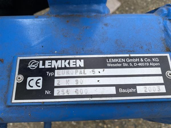 Grote foto lemken europal 5 ploeg vorenpakker agrarisch ploegen