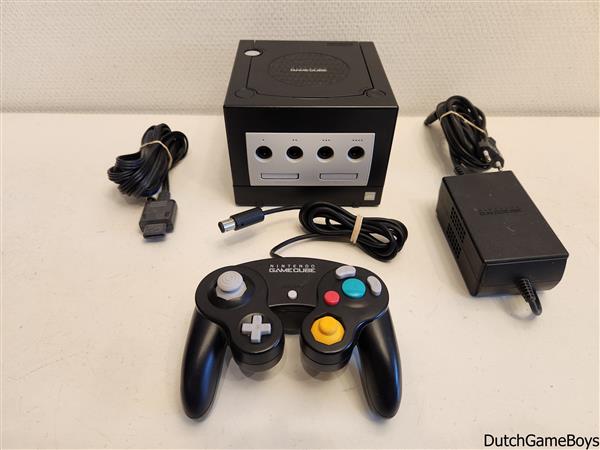 Grote foto nintendo gamecube console black controller qoob spelcomputers games overige merken