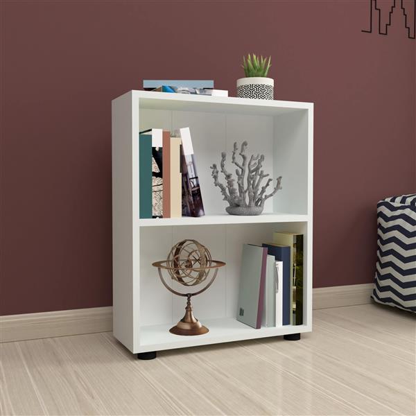 Grote foto en.casa boekenkast schap vara 72x55x20 cm wit huis en inrichting overige
