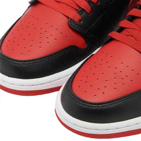 Grote foto air jordan 1 sneaker mid black fire red schoenmaat eu 47 kleding heren schoenen