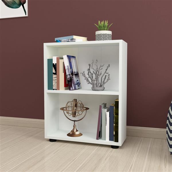 Grote foto en.casa boekenkast schap vara 72x55x20 cm wit huis en inrichting overige