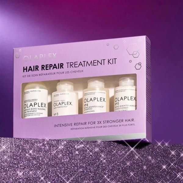 Grote foto olaplex hair repair treatment holiday kit 4 pcs kleding dames sieraden