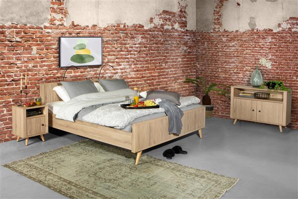 Grote foto oskar nachtkastje in fresh oak maxfurn huis en inrichting complete slaapkamers
