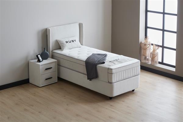 Grote foto ruby 1 persoons opbergbed wit beds supply huis en inrichting bedden