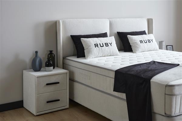 Grote foto ruby 2 persoons opbergbed wit beds supply huis en inrichting bedden