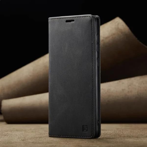 Grote foto xiaomi poco x5 5g flip case portefeuille rfid wallet cover leer silicoon hoesje zwart telecommunicatie mobieltjes