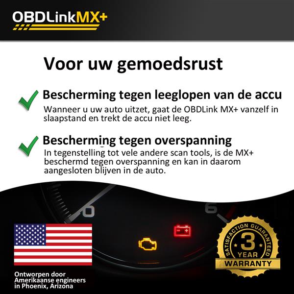 Grote foto obdlink mx bluetooth interface ios android auto onderdelen auto gereedschap