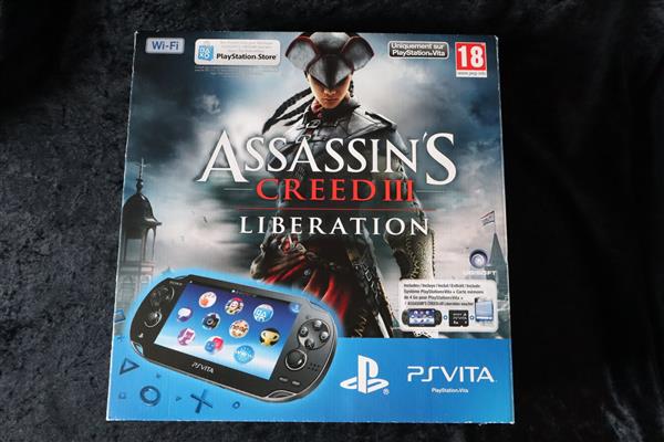 Grote foto assassin creed iii liberation promo game store shop standee display sign box ps vita spelcomputers games overige games