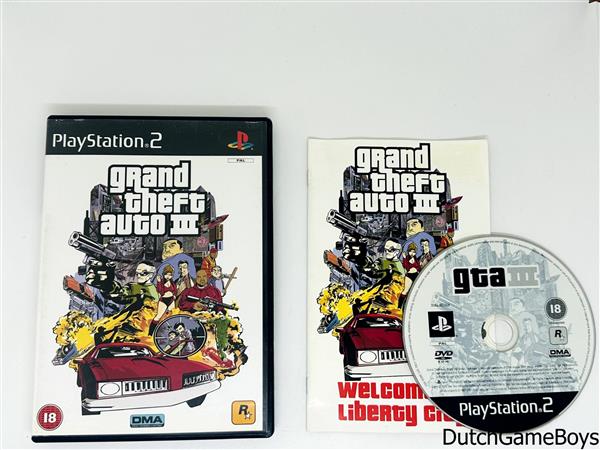 Grote foto playstation 2 ps2 grand theft auto iii spelcomputers games playstation 2