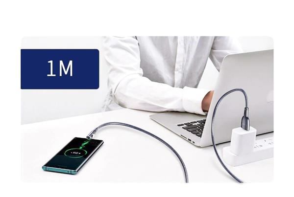 Grote foto drphone lrm series 2 in 1 usb magnetische usb c oplaadkabel 2.4a nylon gevlochten dubbele functie telecommunicatie opladers en autoladers