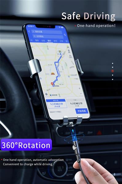 Grote foto drphone lrm series 2 in 1 usb magnetische usb c oplaadkabel 2.4a nylon gevlochten dubbele functie telecommunicatie opladers en autoladers