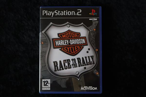 Grote foto harley davidson motor cycles race to the rally ps2 spelcomputers games playstation 2