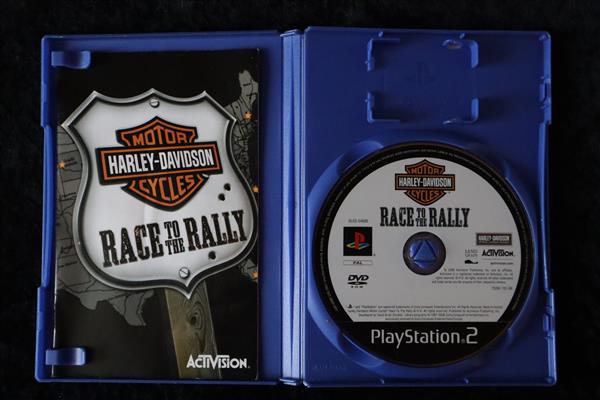 Grote foto harley davidson motor cycles race to the rally ps2 spelcomputers games playstation 2